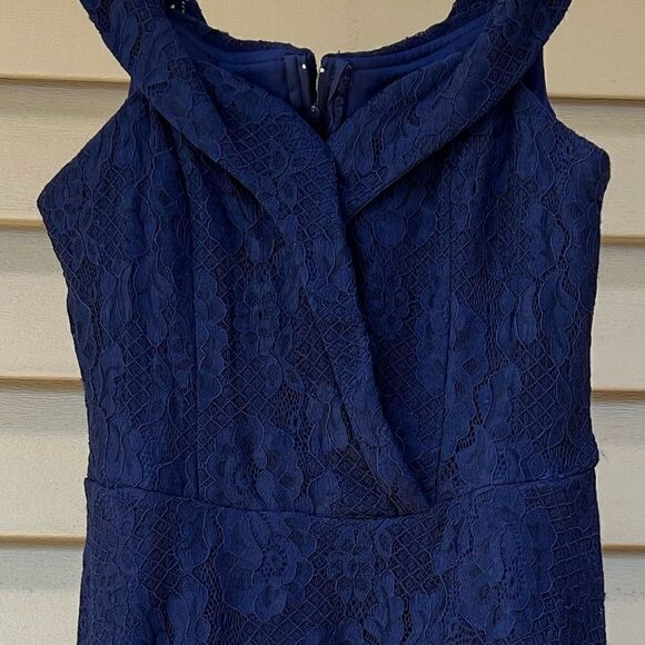 Speechless Dresses | Juniors' Lace Fit & Flare Dress Navy Great conditio… - Picture 6 of 7